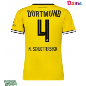 Borussia Dortmund Nico Schlotterbeck #4 Replika Hjemmebanetrøje Dame 2026-27 Kortærmet